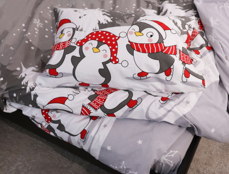 Евро макси набор постельного белья 200*220 из Фланели №954629 Черешенка™