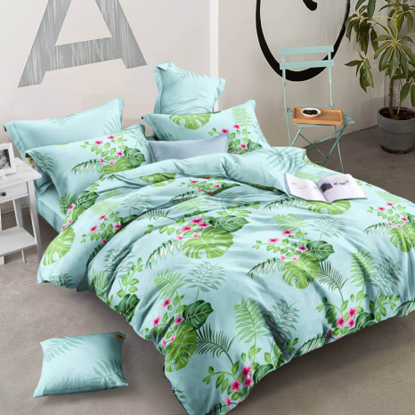Євро-максі набір постільної білизни 200*220 із Ранфорсу №183169 Черешенка™