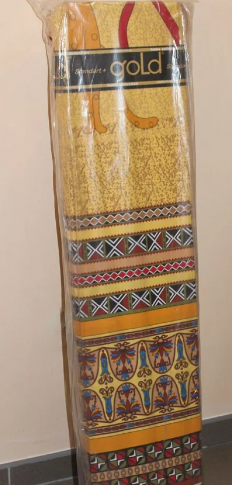 Ткань для постельного белья Бязь "Gold" Lux "Египетские кошки" GL686