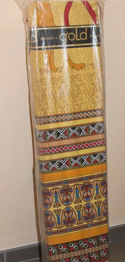 Ткань для постельного белья Бязь "Gold" Lux "Египетские кошки" GL686