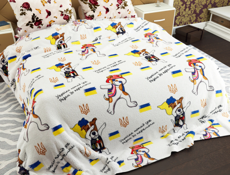 Евро флисовый плед №33927