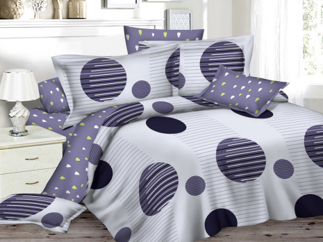 Тканина для постільної білизни Сатин S-62-5 (A+B) - (60м+60м)