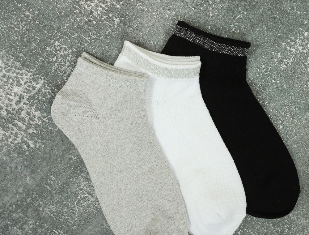 Жіночі шкарпетки Luxe Sport Line короткі з люрексом (36-40) №SL4013