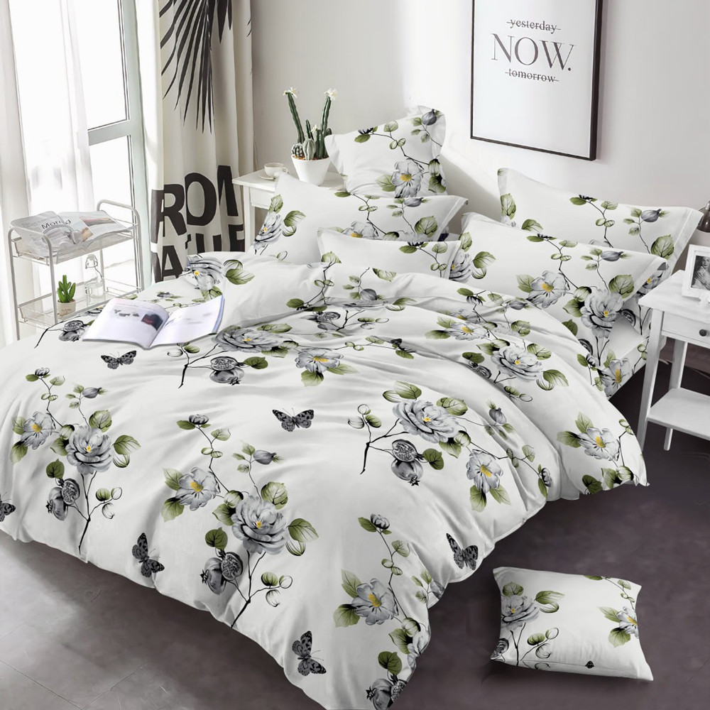 Тканина для постільної білизни Бязь "Gold" Lux GL17570grey