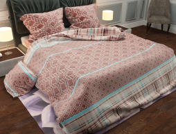 Тканина для постільної білизни Бязь "Gold" Lux GL086R