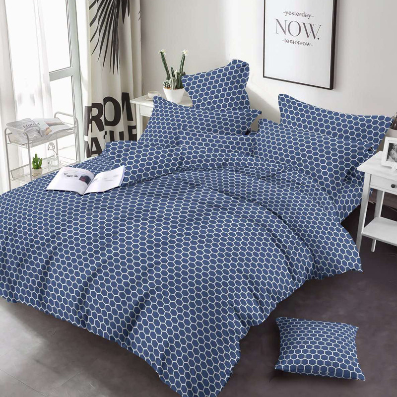 Ткань для постельного белья Бязь "Gold" Lux GL3463blue