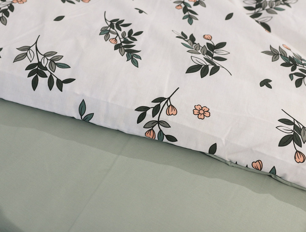 Двуспальный набор постельного белья 180*220 из Бязи "Gold" №158186AB Черешенка™