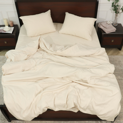 Семейный набор постельного белья 240*220 из прессованной микрофибры №201111 Черешенка™