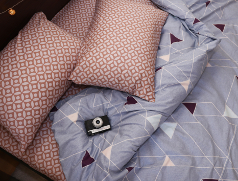 Сімейний набір постільної білизни із Сатину №793656AB Черешенка™