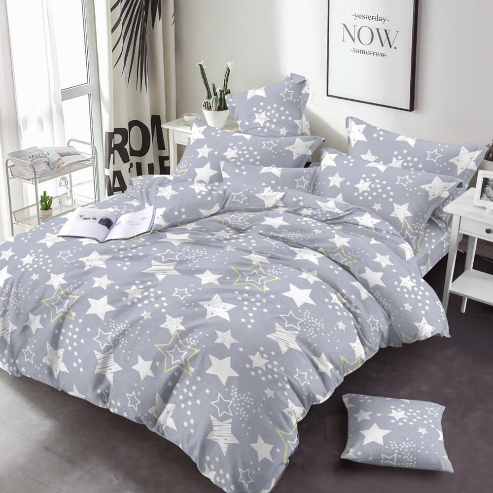 Тканина для постільної білизни Бязь "Gold" Lux GL38201grey