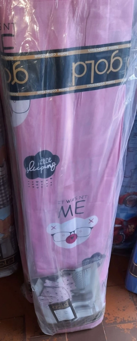 Ткань для постельного белья Бязь "Gold" Lux детская GLB288pink