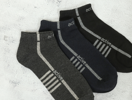 Чоловічі шкарпетки Житомир Luxe Бамбук короткі (41-47) №ZLB5007