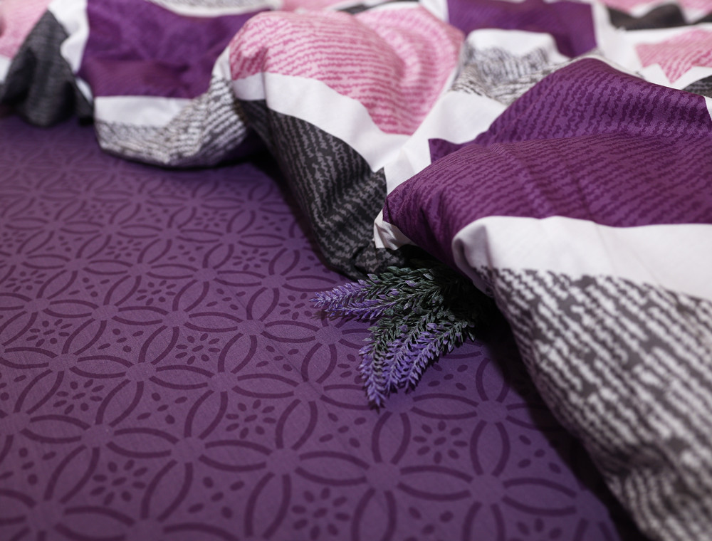 Сімейний набір постільної білизни із Сатину №054AB Черешенка™