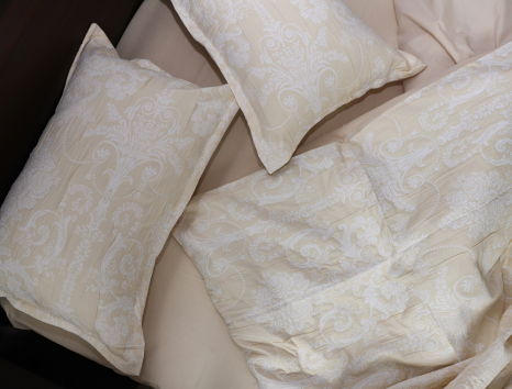 Євро-максі набір постільної білизни 200*230 із Мусліну №600-01 Черешенка™