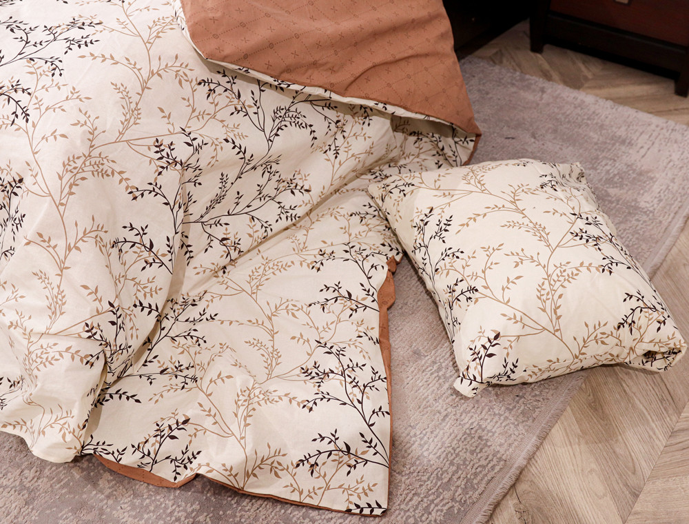 Сімейний набір постільної білизни із Бязі "Gold" №153307AB Черешенька™