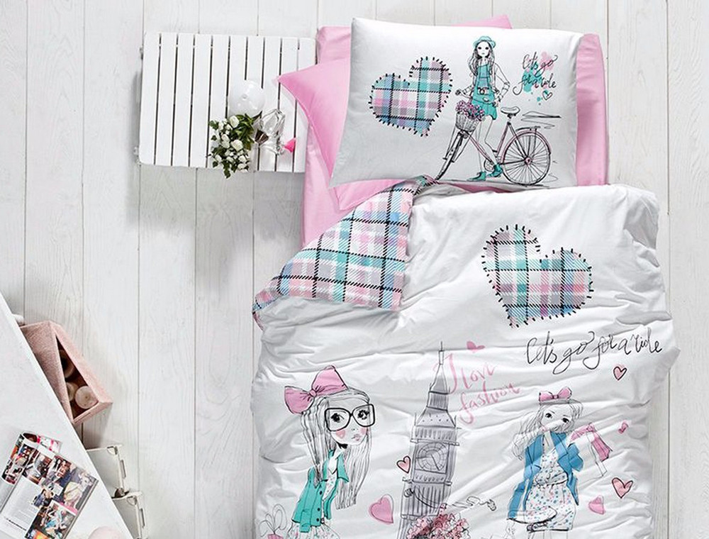 Полуторный набор постельного белья 160*220 из Ранфорса Ecem First Choice™