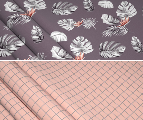 Ткань для постельного белья Ранфорс R-3280 (A+B) - (50м+50м)