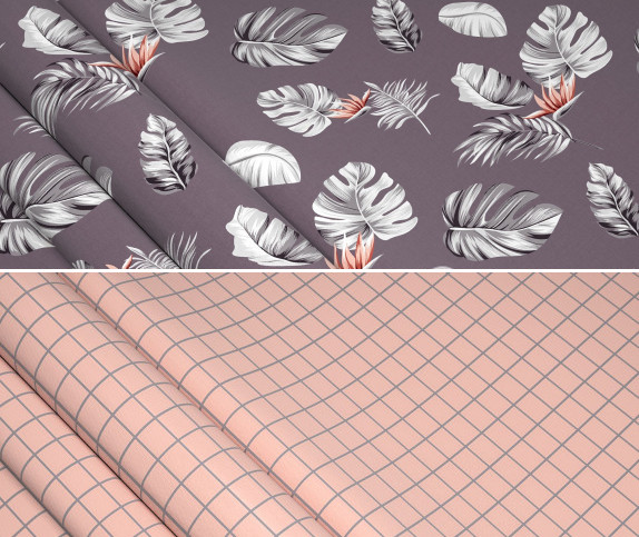 Ткань для постельного белья Ранфорс R-3280 (A+B) - (50м+50м)