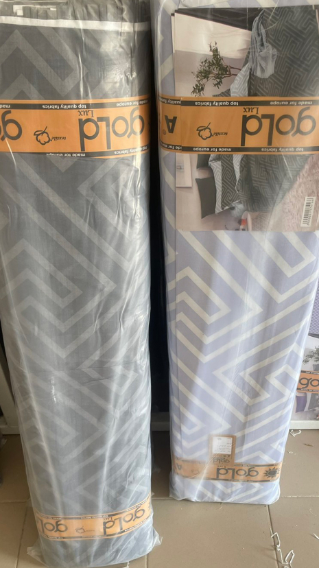 Тканина для постільної білизни Бязь "Gold" Lux GL3389blue (A+B) - (50м+50м)