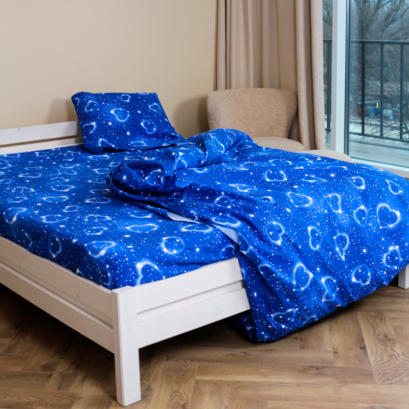 Сімейний набір постільної білизни 240*220 із полікотону №2014071 Черешенька™