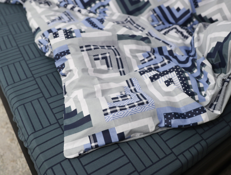 Семейный набор хлопкового постельного белья из Бязи "Gold" №157805AB Черешенка™