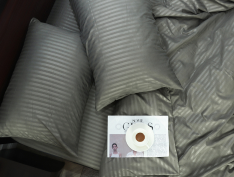 Евро набор постельного белья 200*220 из микрофибры в полоску №206004 Черешенка™