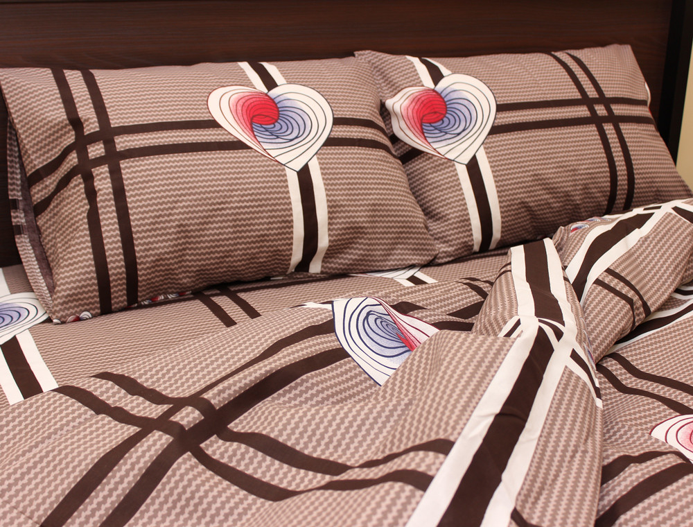 Семейный набор хлопкового постельного белья из Бязи "Gold" №157544 Черешенка™