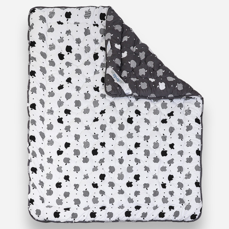 Двоспальна ковдра мікрофібра/холофайбер двостороння №40135