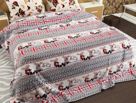 Євро стьобане покривало байка/мікрофібра №55099R