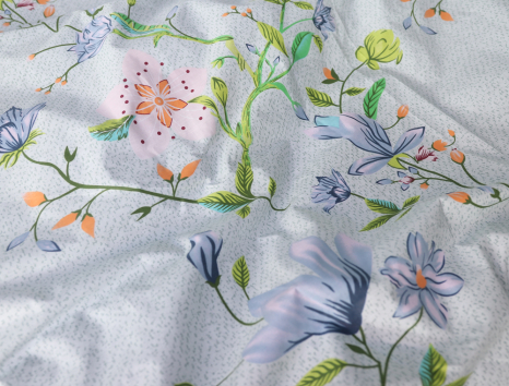 Полуторный набор постельного белья 150*220 из Бязи "Gold" №151905AB Черешенка™