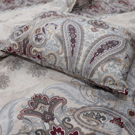 Двоспальний набір постільної білизни 180*220 із Бязі "Gold" №157035 Черешенка™