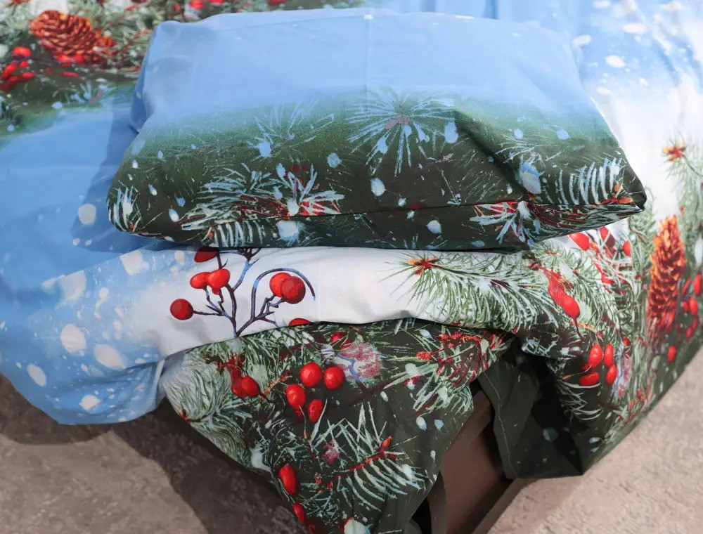 Сімейний набір постільної білизни із Бязі "Gold" №157566 Черешенка™