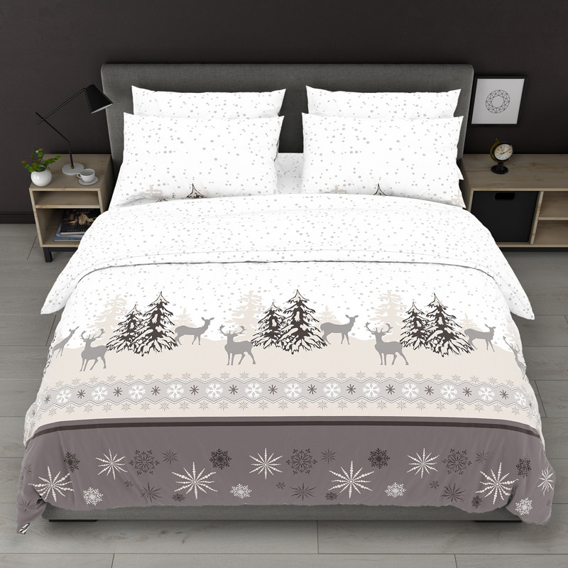 Ткань для постельного белья Бязь "Gold" Lux GL7973grey