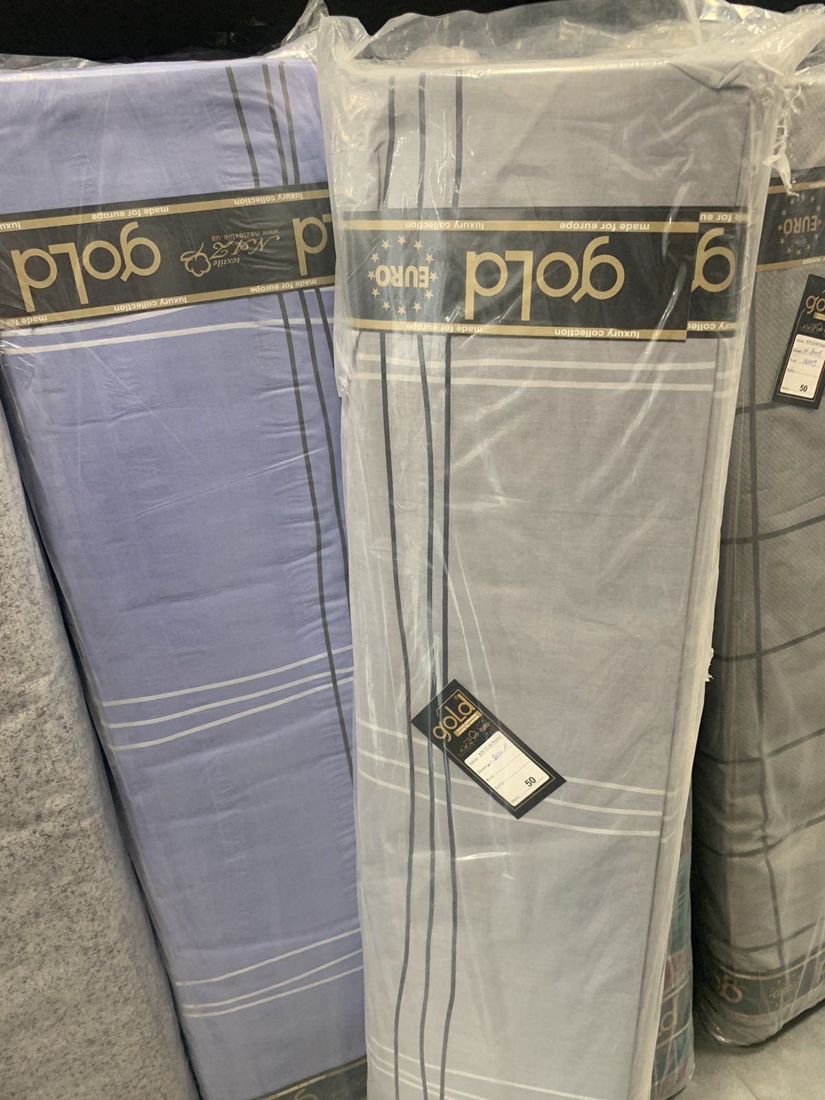 Ткань для постельного белья Бязь "Gold" Lux GL8032 (A+B) - (50м+50м)