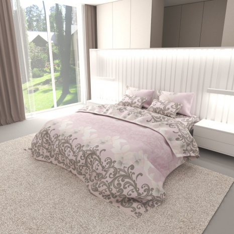 Тканина для постільної білизни Бязь "Gold" Lux GL010