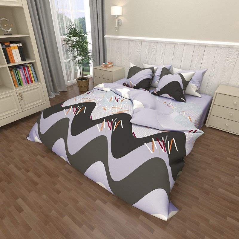 Ткань для постельного белья Бязь "Gold" Lux GL7648