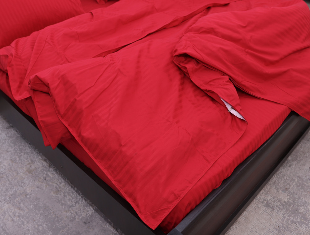 Евро макси набор постельного белья 200*230 из Страйп Сатина D-014