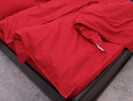 Евро макси набор постельного белья 200*230 из Страйп Сатина D-014