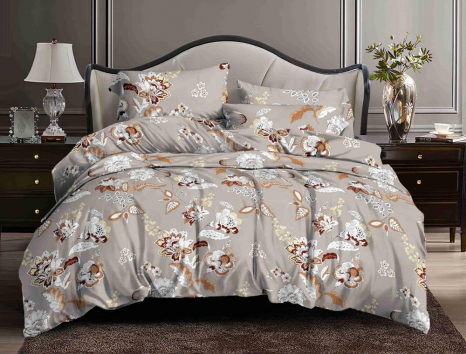 Двоспальний набір постільної білизни 180*220 із полікотону №2010047 Черешенька™