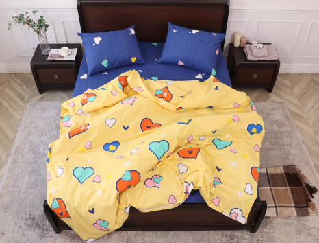 Полуторный набор постельного белья 150*220 из Бязи "Gold" №151250AB Черешенка™