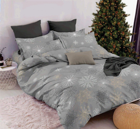 Тканина для постільної білизни Бязь "Gold" Lux GL11300grey