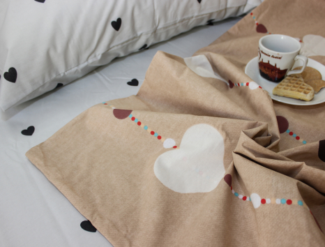 Євро-максі набір постільної білизни 200*220 із Ранфорсу №181261AB Черешенка™