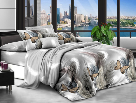 Двуспальный набор постельного белья 180*220 из поликотона №206459 Черешенка™