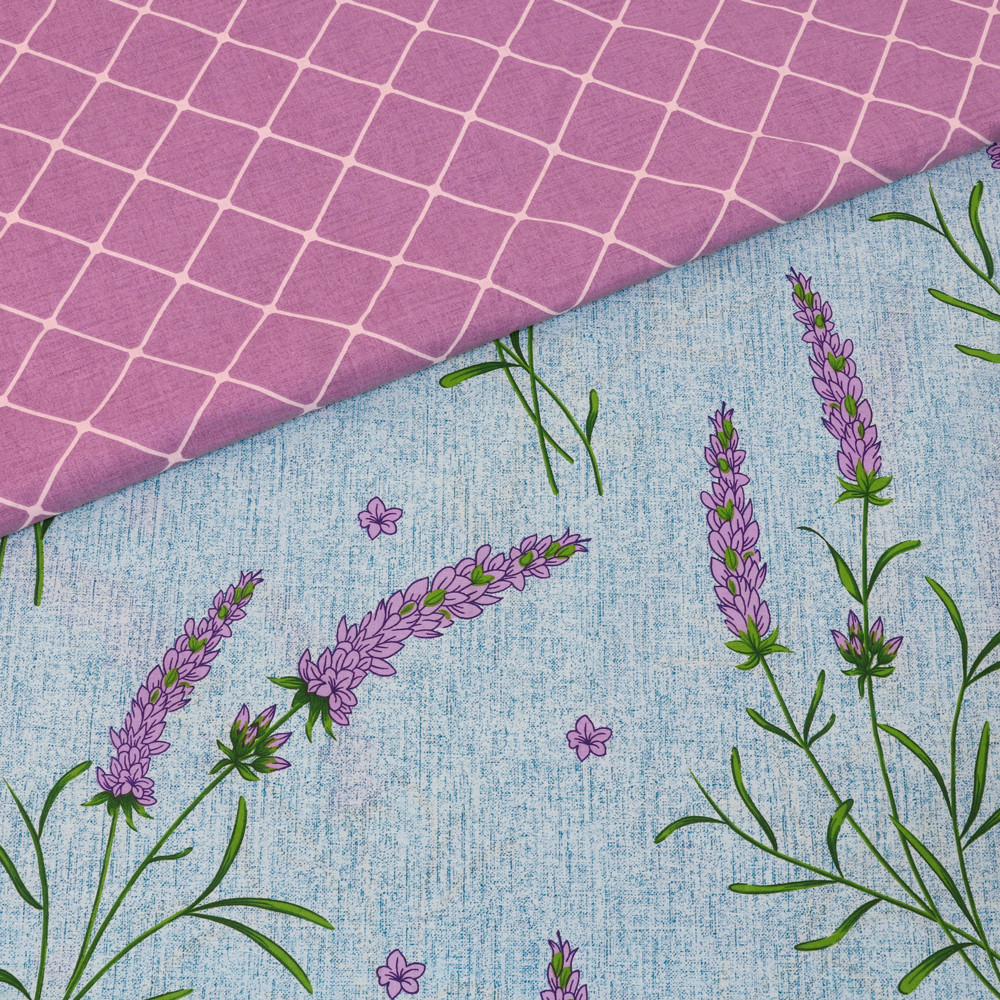 Ткань для постельного белья Бязь "Gold" Lux GL7911 (A+B) - (50м+50м)