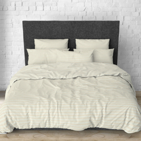 Двоспальний набір однотонної постільної білизни 180*220 із Бязі "Gold" №5110023 Черешенька™