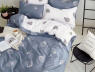Семейный набор хлопкового постельного белья из Сатина №1908AB Черешенка™