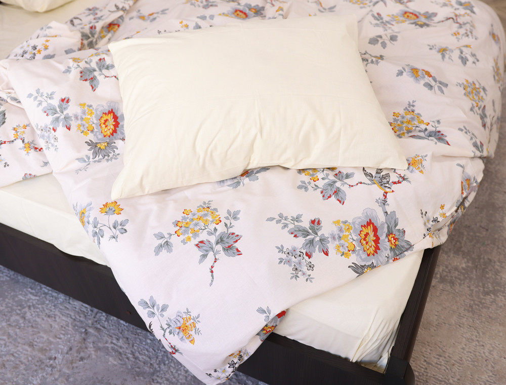 Євро-максі набір постільної білизни 200*220 із Бязі "Gold" №153458AB Черешенка™