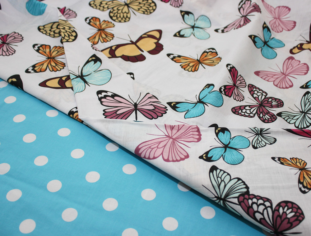 Двоспальний набір постільної білизни 180*220 із Бязі "Gold" №157453AB Черешенка™