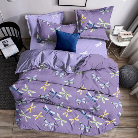 Сімейний набір постільної білизни із Бязі "Gold" №151542AB Черешенка™