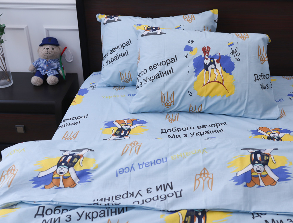 Євро-максі набір постільної білизни 200*220 із Бязі "Gold" №1530673 Черешенка™